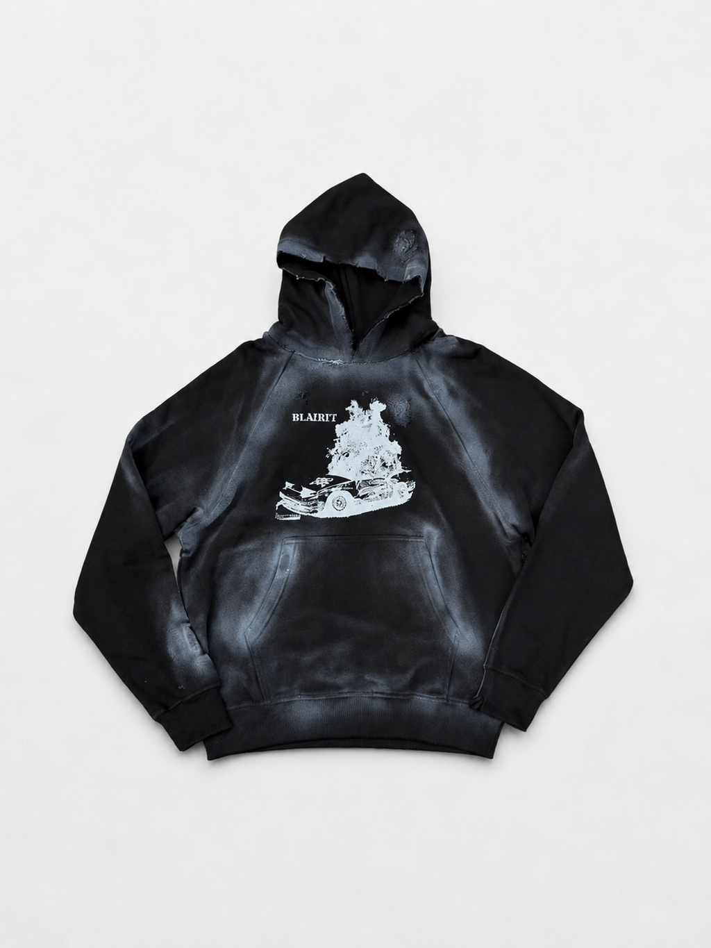 Burn unit oversized hoodie