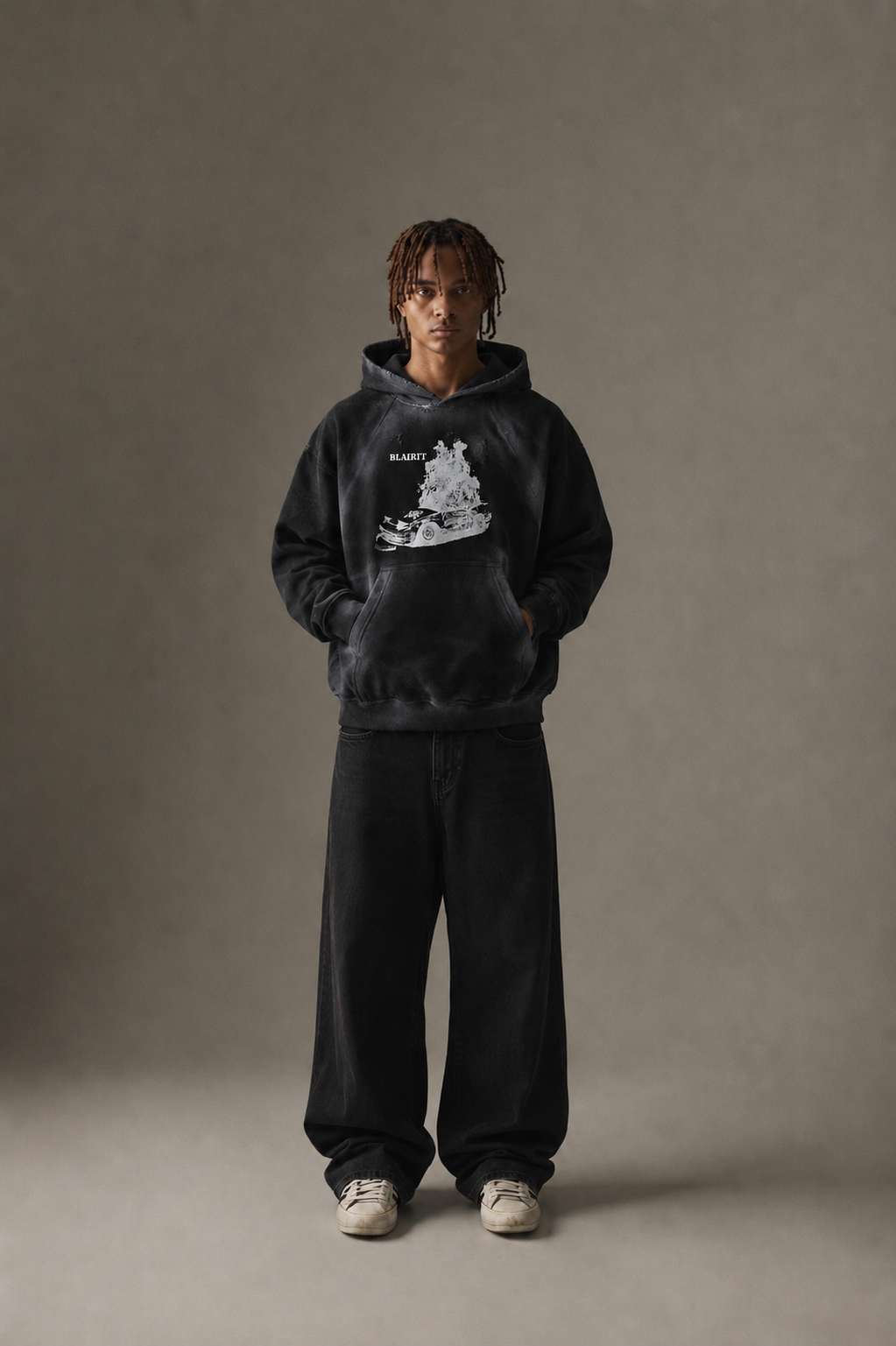 Burn unit oversized hoodie
