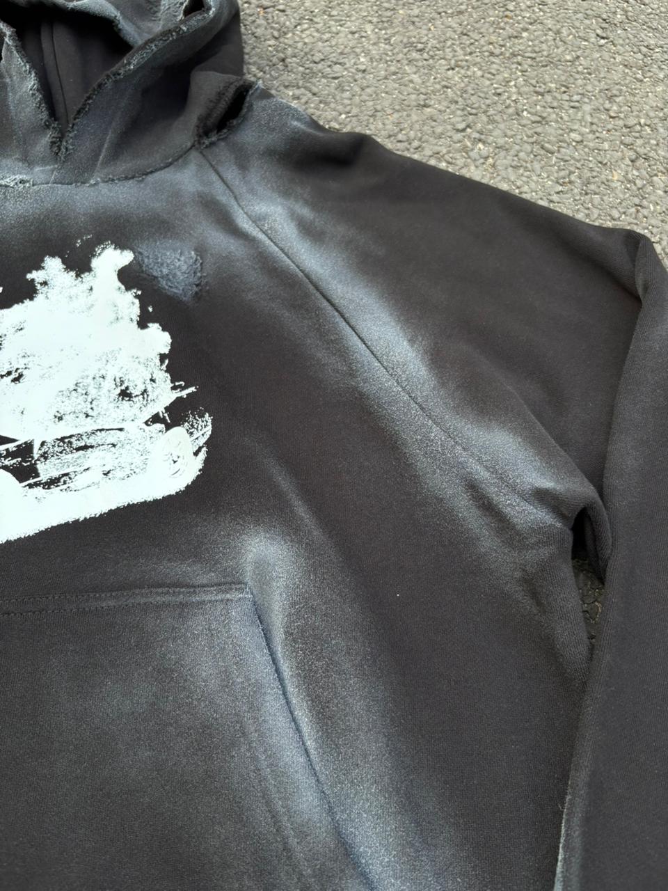 Burn unit oversized hoodie