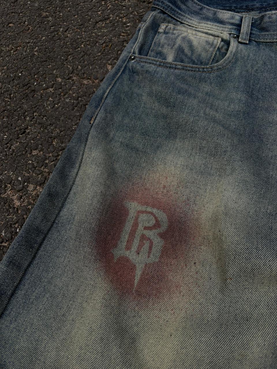 Rust theory relaxed fit jeans