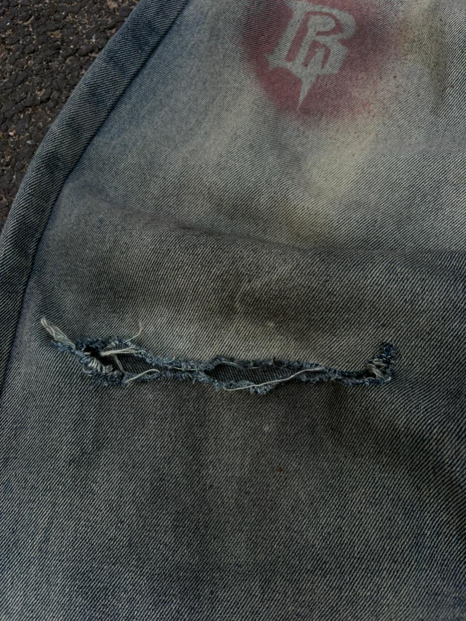 Rust theory relaxed fit jeans