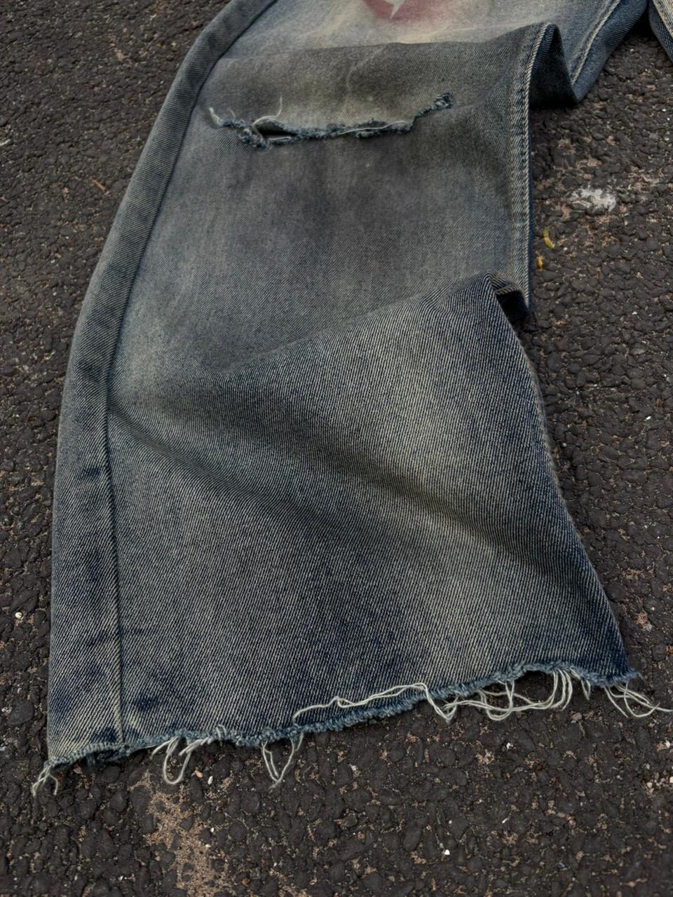 Rust theory relaxed fit jeans