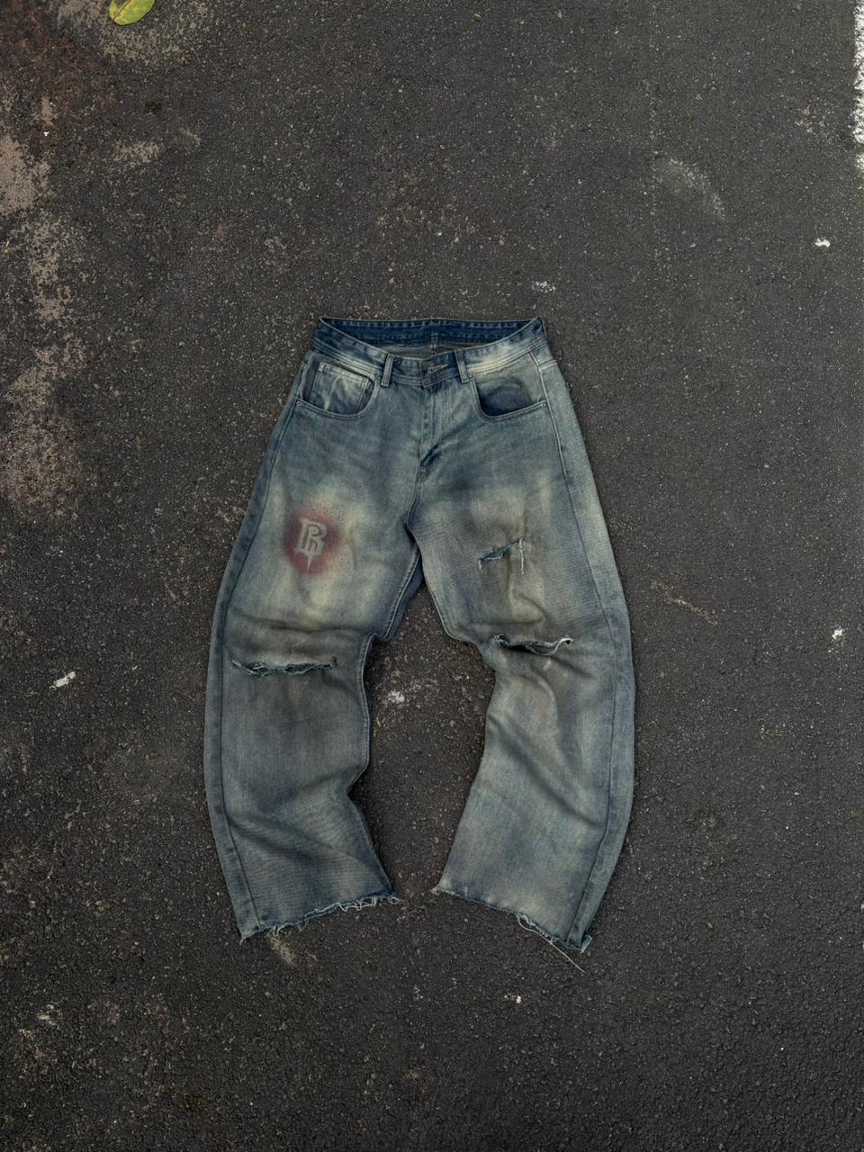 Rust theory relaxed fit jeans