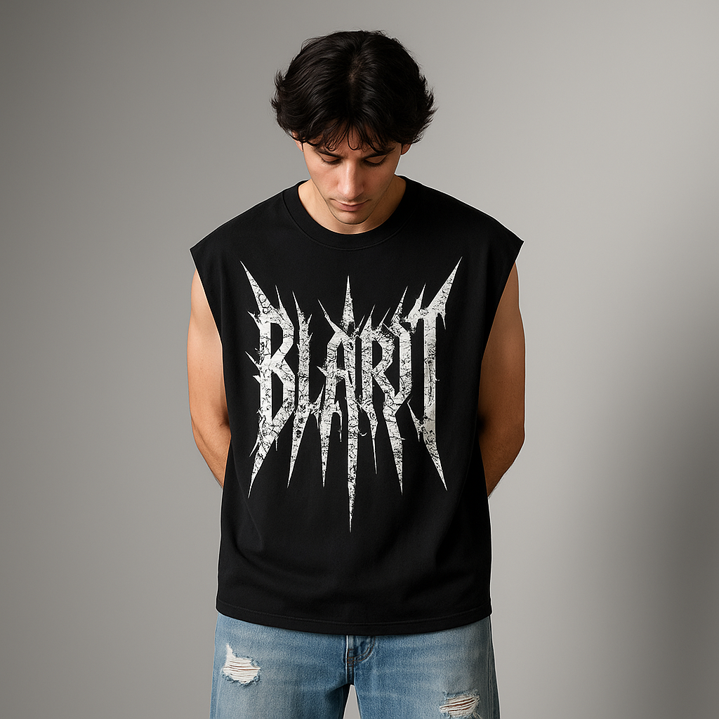 Oversized Sleeveless Tee